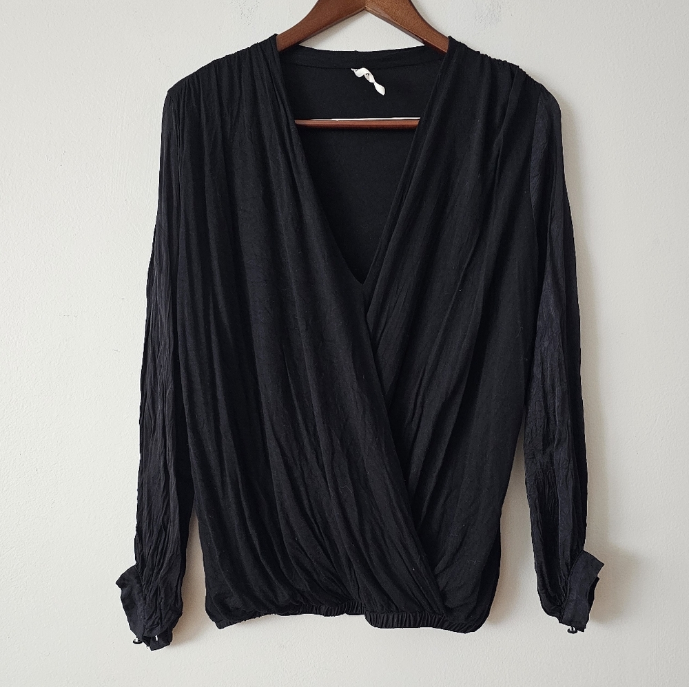 Anthropologie wrap blouse